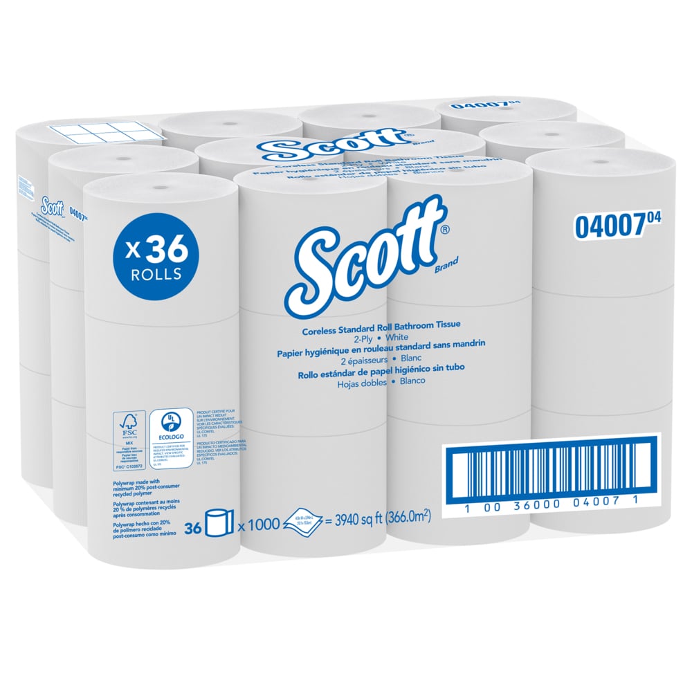 Scott 2Ply Coreless Toilet Tissue