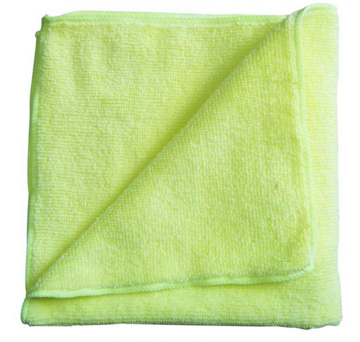 Yellow SuperPro Microfibre Cloth, 14" x 14"