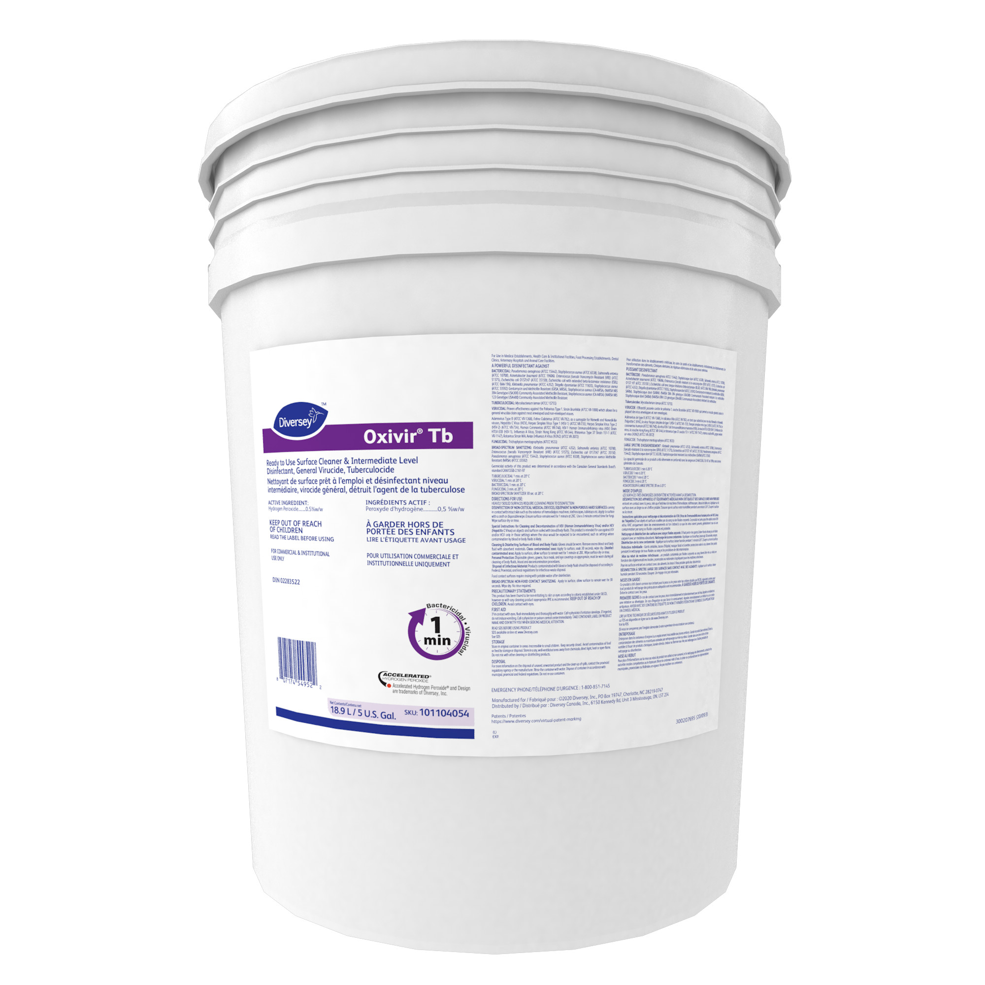 Oxivir TB Disinfectant RTU 5gal